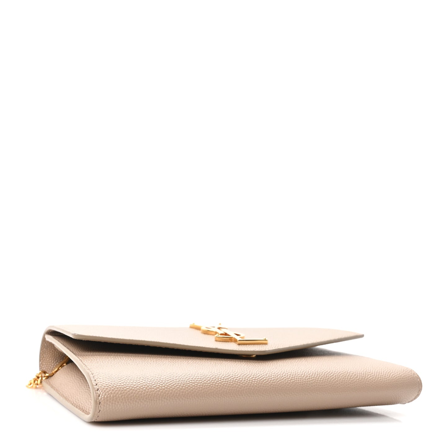 Grain De Poudre Monogram Uptown Chain Wallet Dark Beige