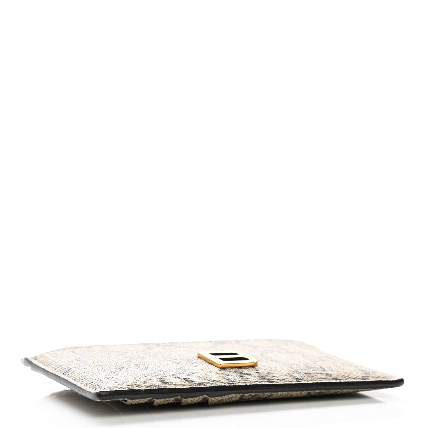Gucci X BALENCIAGA GG Supreme Monogram Zip Card Case Beige Ebony 4 of 7
