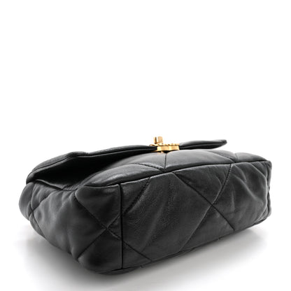Chanel Goatskin Quilted Medium Chanel 19 Flap Black 4 of 15