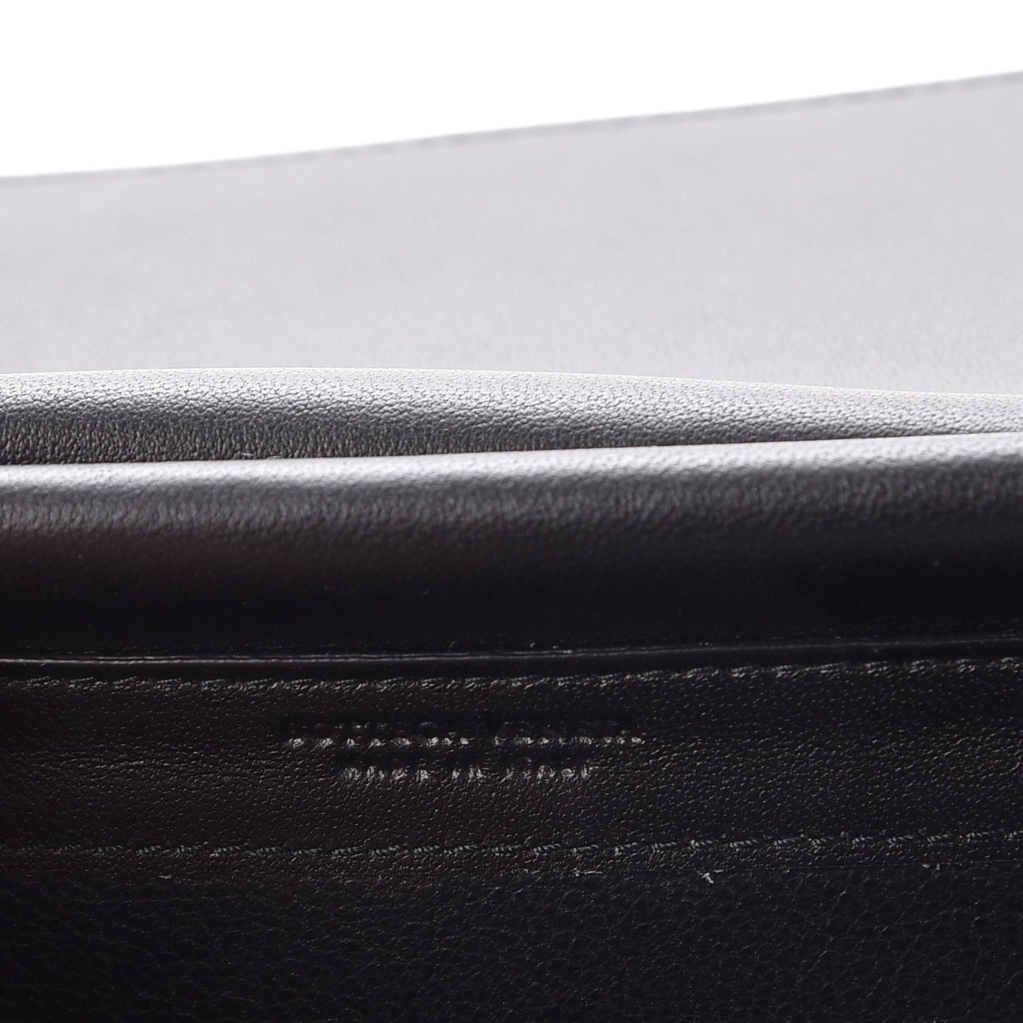 Nappa Intrecciato Continental Wallet on Chain Nero Black