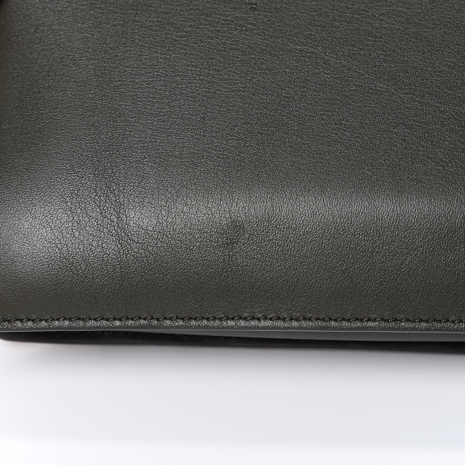 Chloe Suede Calfskin Small Faye Shoulder Bag Deep Forest 10 of 12