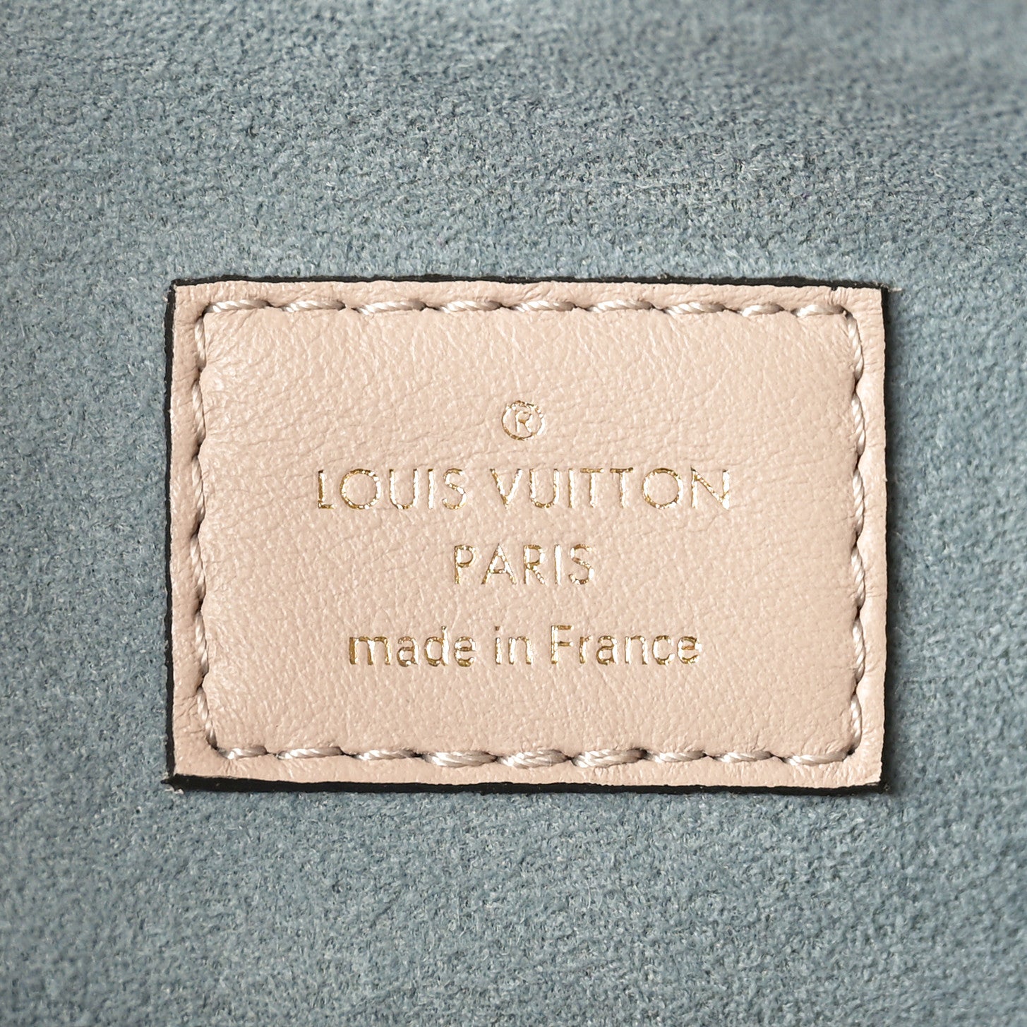 Louis Vuitton Calfskin Monogram On My Side MM Greige 6 of 9