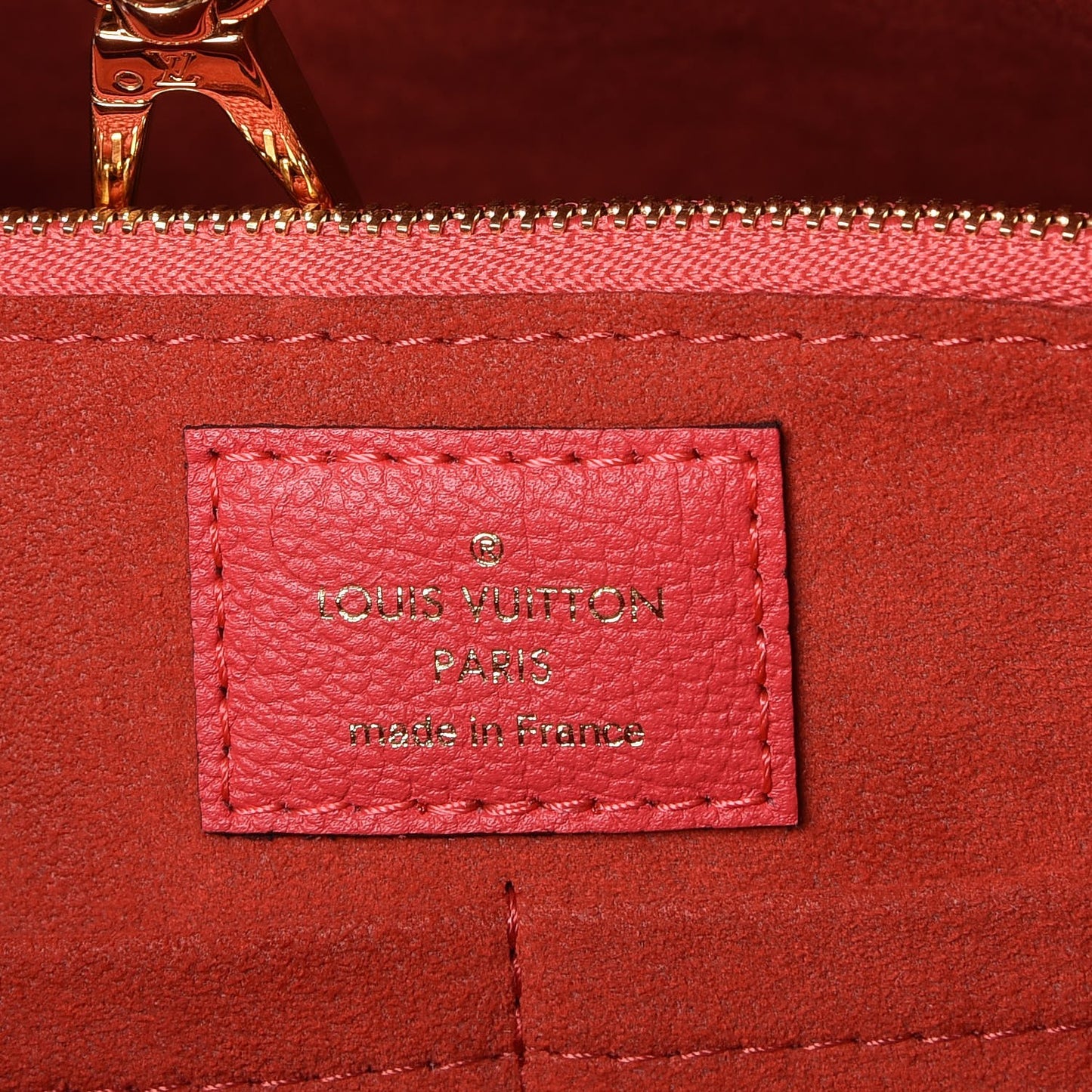 Calfskin Monogram Kimono Tote Poppy