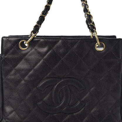 Chanel Caviar Quilted Petit Timeless Tote PTT Black 13 of 13