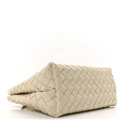 Bottega Veneta Nappa Intrecciato Small Andiamo Shoulder Bag Sea Salt 4 of 10