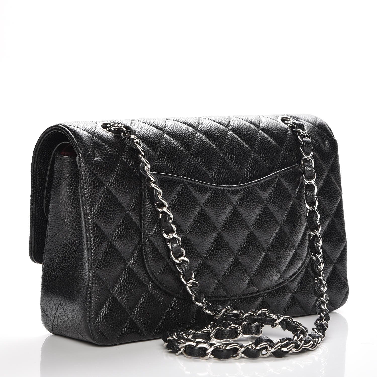Chanel Caviar Quilted Medium Double Flap Black 4 of 8
