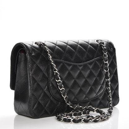 Chanel Caviar Quilted Medium Double Flap Black 4 of 8
