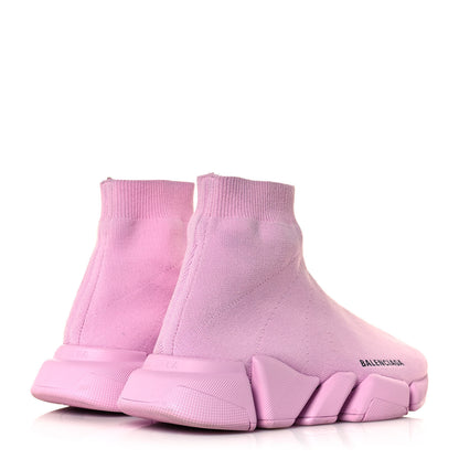 Balenciaga Technical 3D Recycled Knit Womens Speed 2.0 Sneakers 40 Monocolor Light Pink 4 of 8