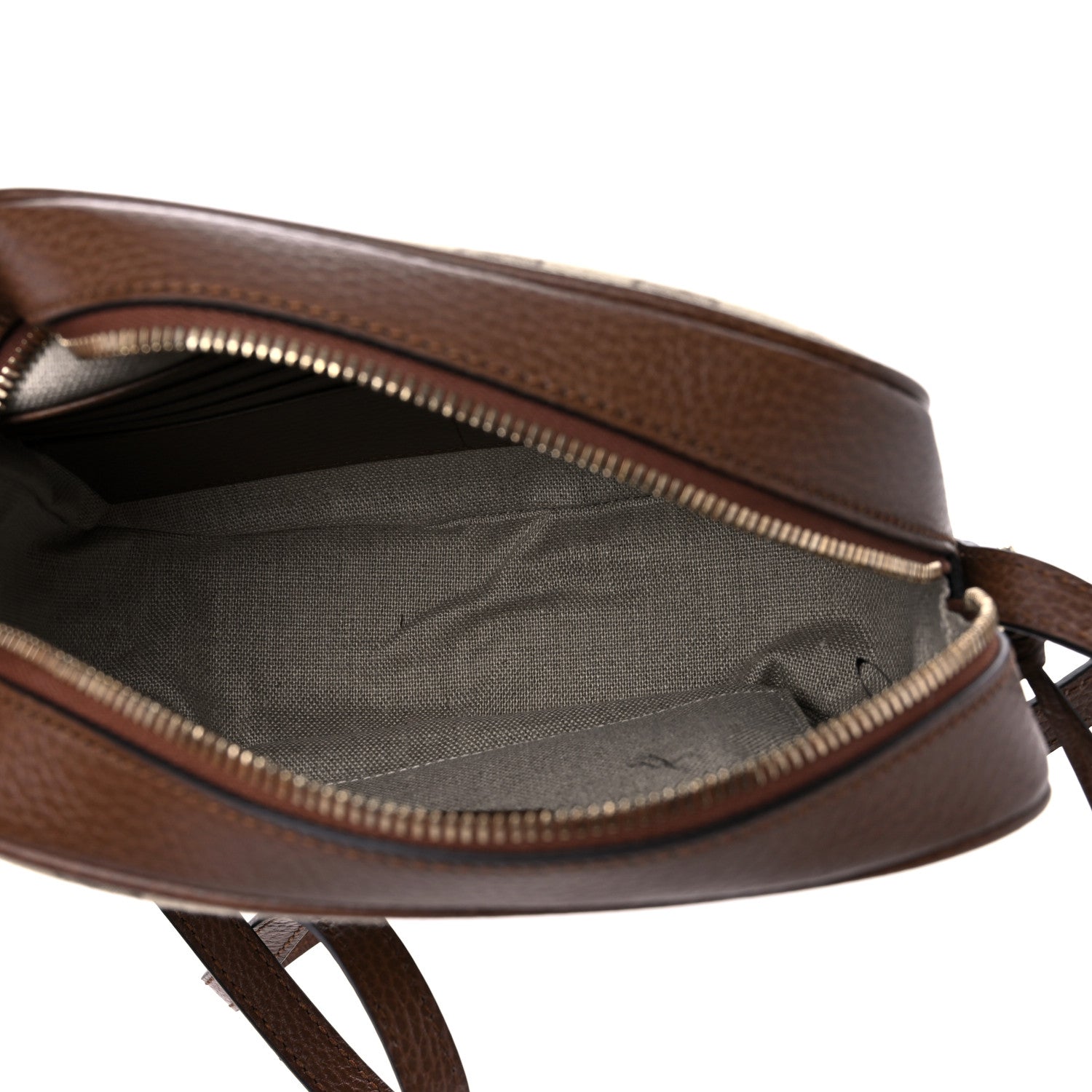 Gucci Monogram Mini Bree Messenger Bag Beige Tabacco 5 of 10