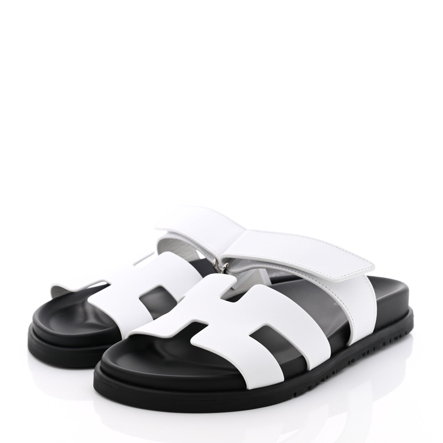 Calfskin Womens Chypre Sandals 36 White