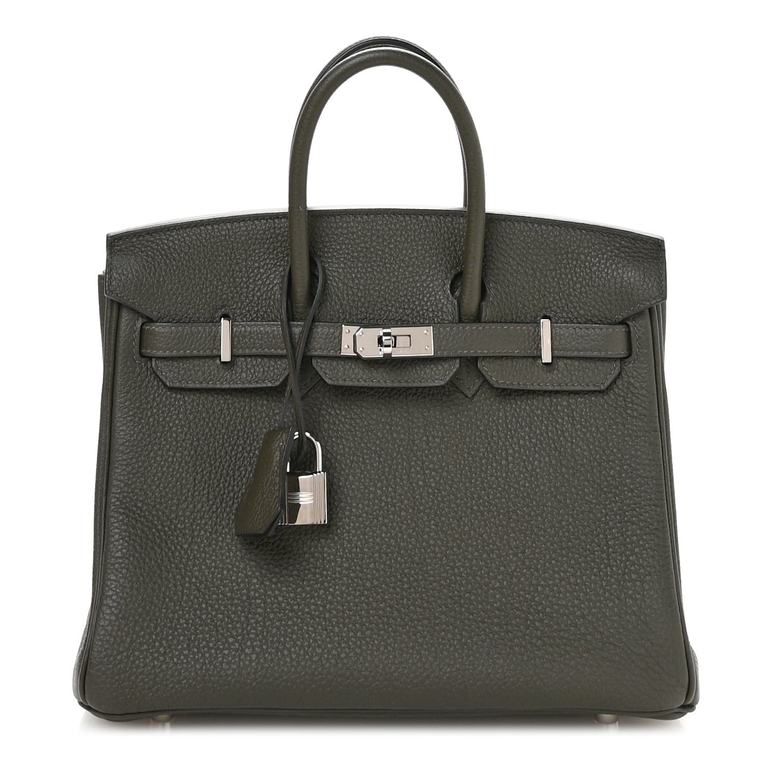 Hermes Togo Birkin 25 Vert De Gris 1 of 11