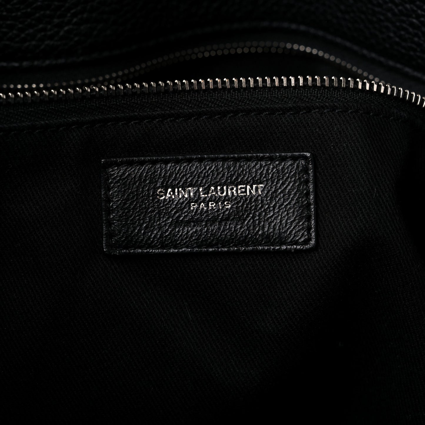 Grained Calfskin Medium Souple Sac De Jour Duffle Black