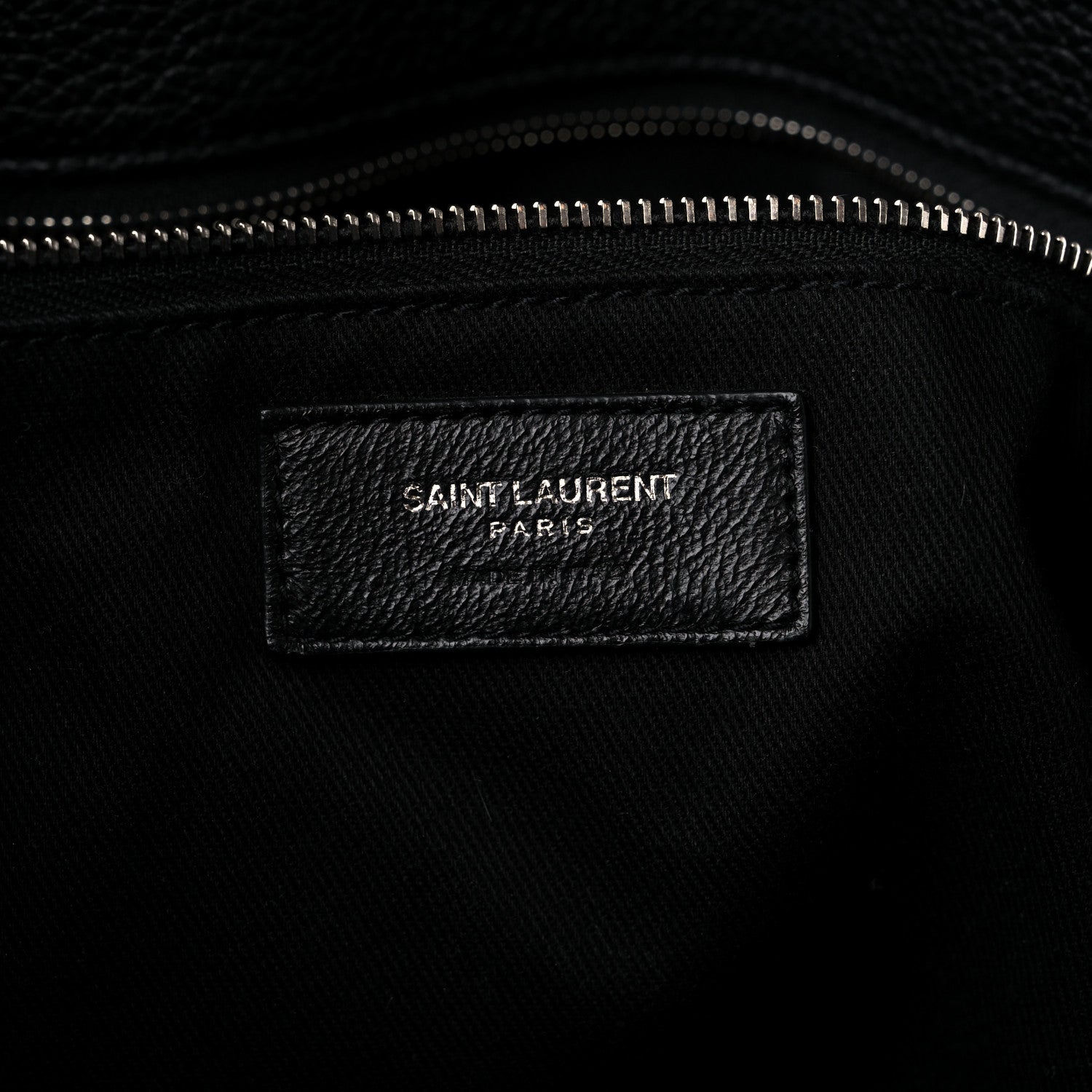 Saint Laurent Grained Calfskin Medium Souple Sac De Jour Duffle Black 10 of 33