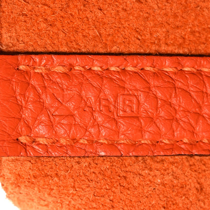 Hermes Taurillon Clemence Picotin Lock 18 PM Orange 7 of 10