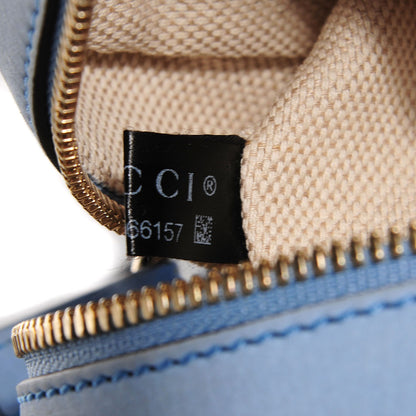 Gucci Vitello Range Small Soho Disco Bag Mineral Blue 9 of 9