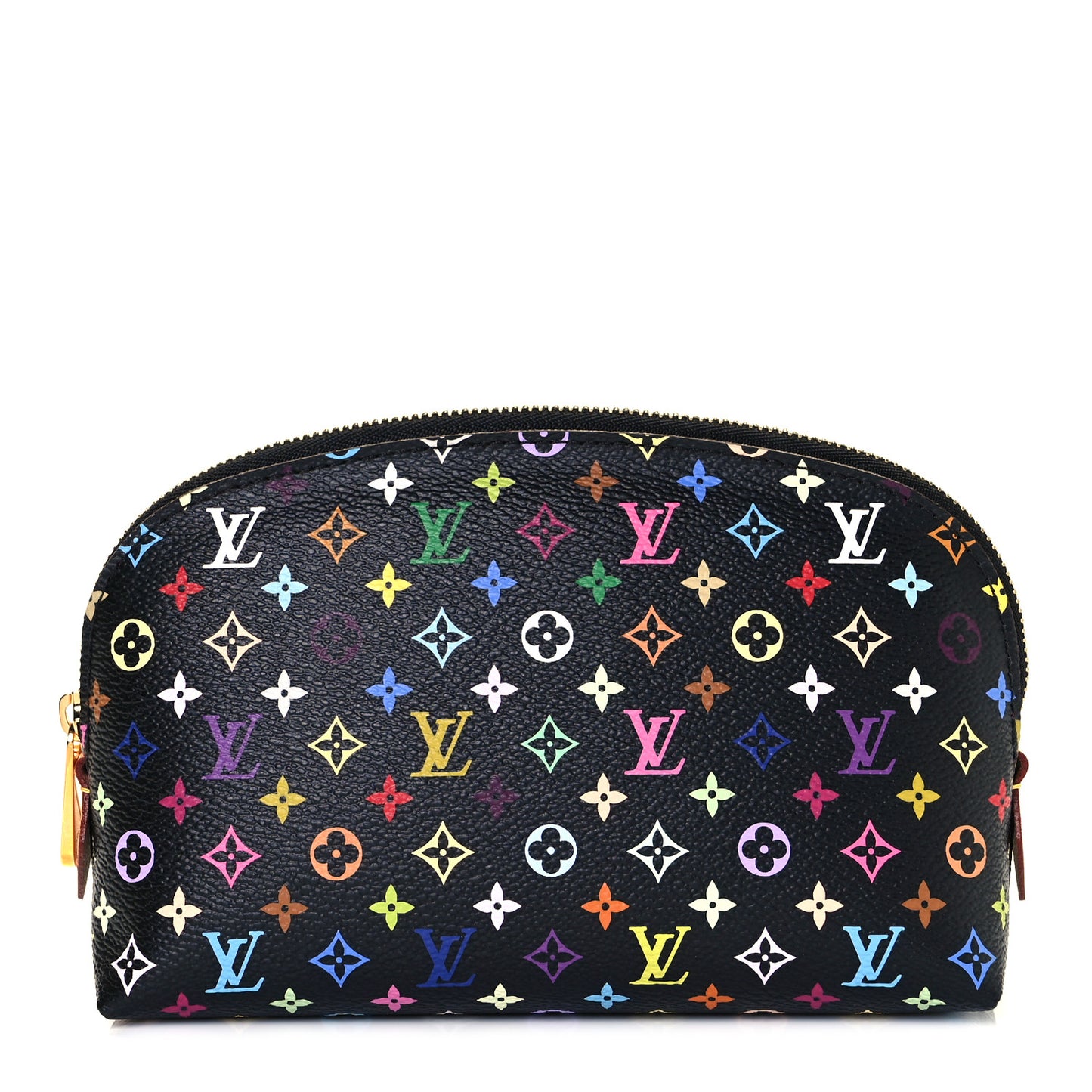 Monogram Multicolor Cosmetic Pouch Black Grenade