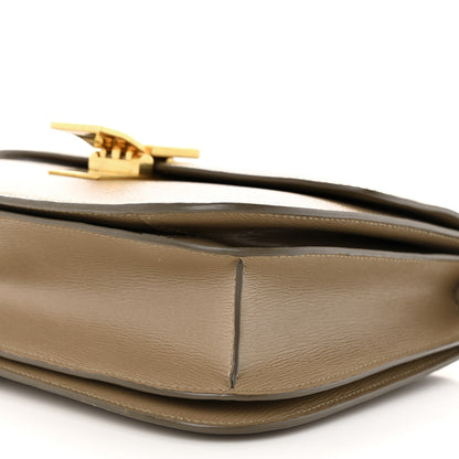 Celine Liege Calfskin Medium Classic Box Flap Bag Taupe 10 of 11