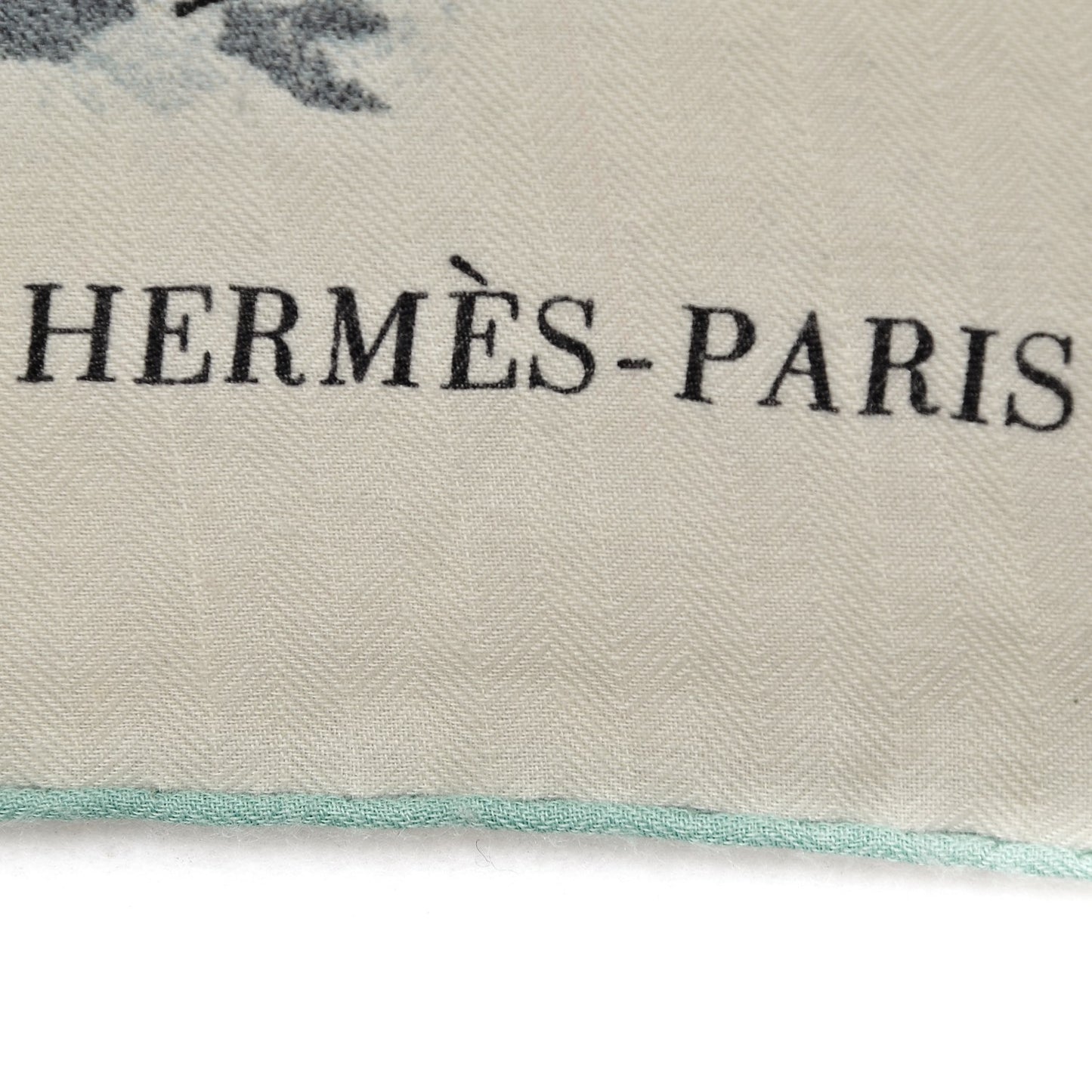 Cashmere Silk Panthera Pardus Scarf 140 Blanc Anthracite Vert