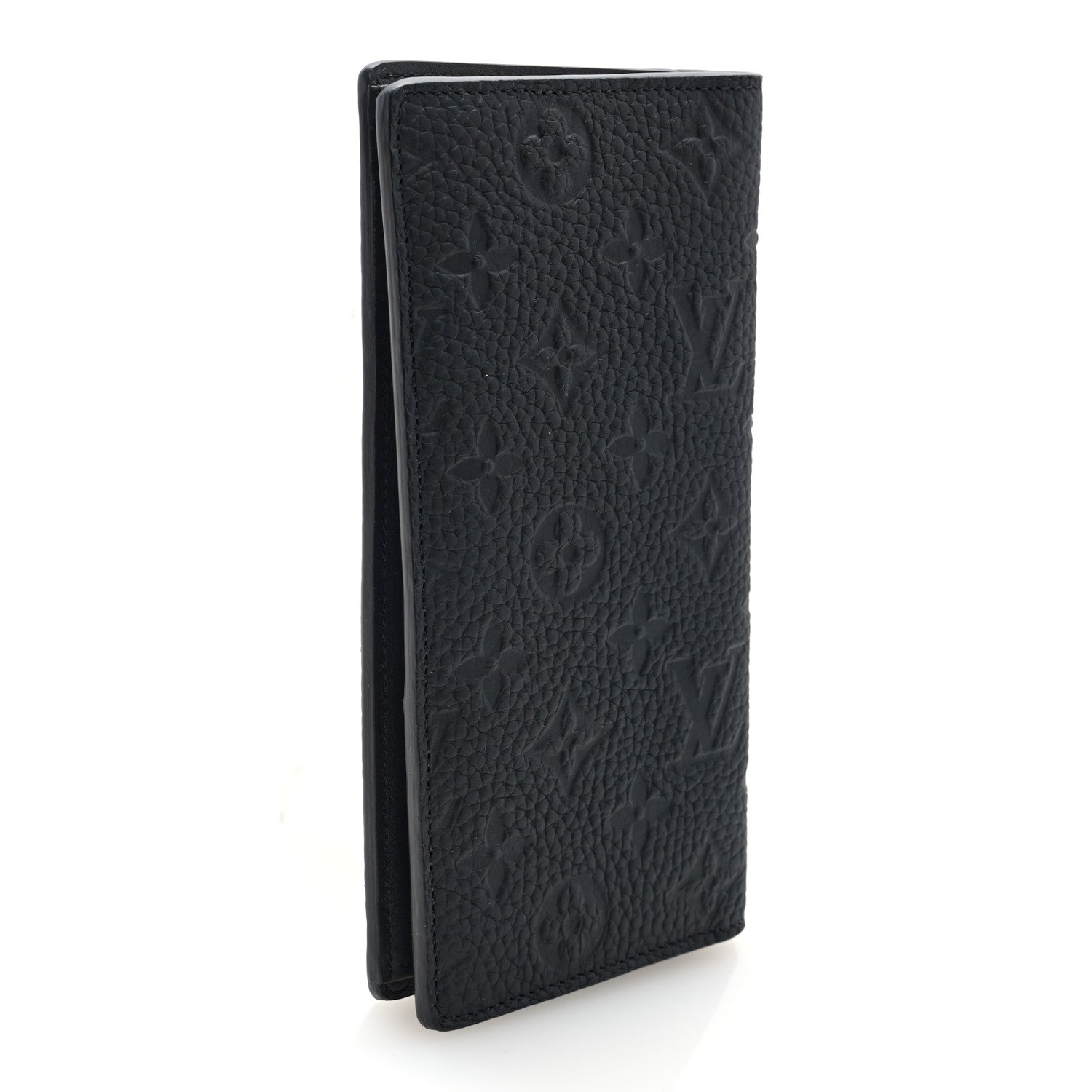 Louis Vuitton Taurillon Monogram Brazza Wallet Black 3 of 6