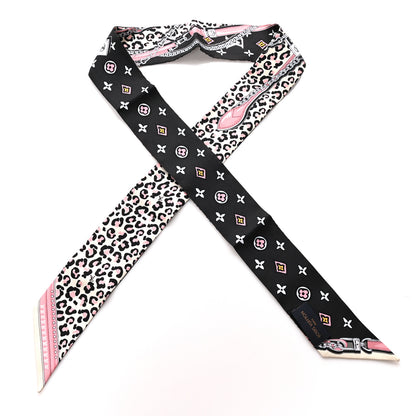 Louis Vuitton Silk Monogram Wild At Heart BB Bandeau Black 1 of 3