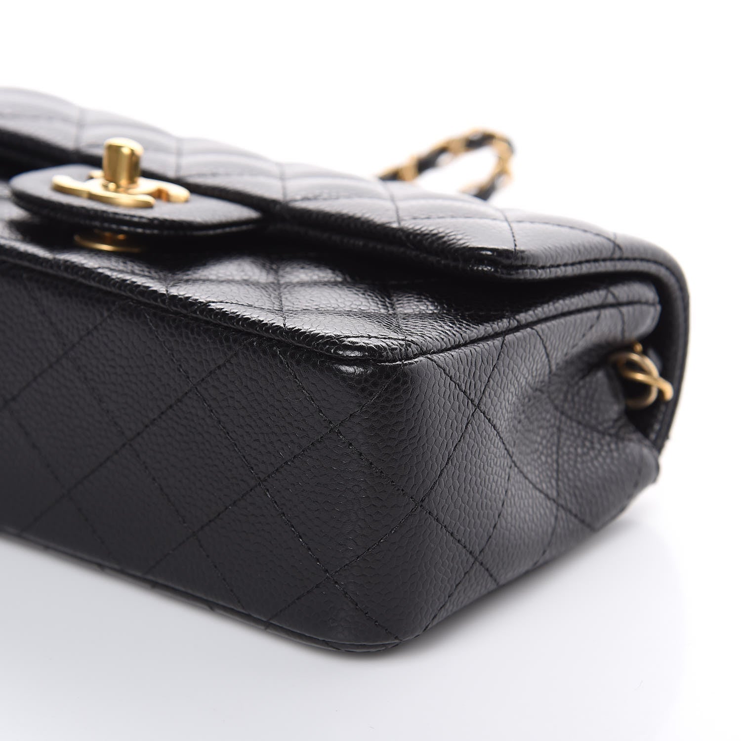Chanel Caviar Quilted Mini Rectangular Flap Black 9 of 9