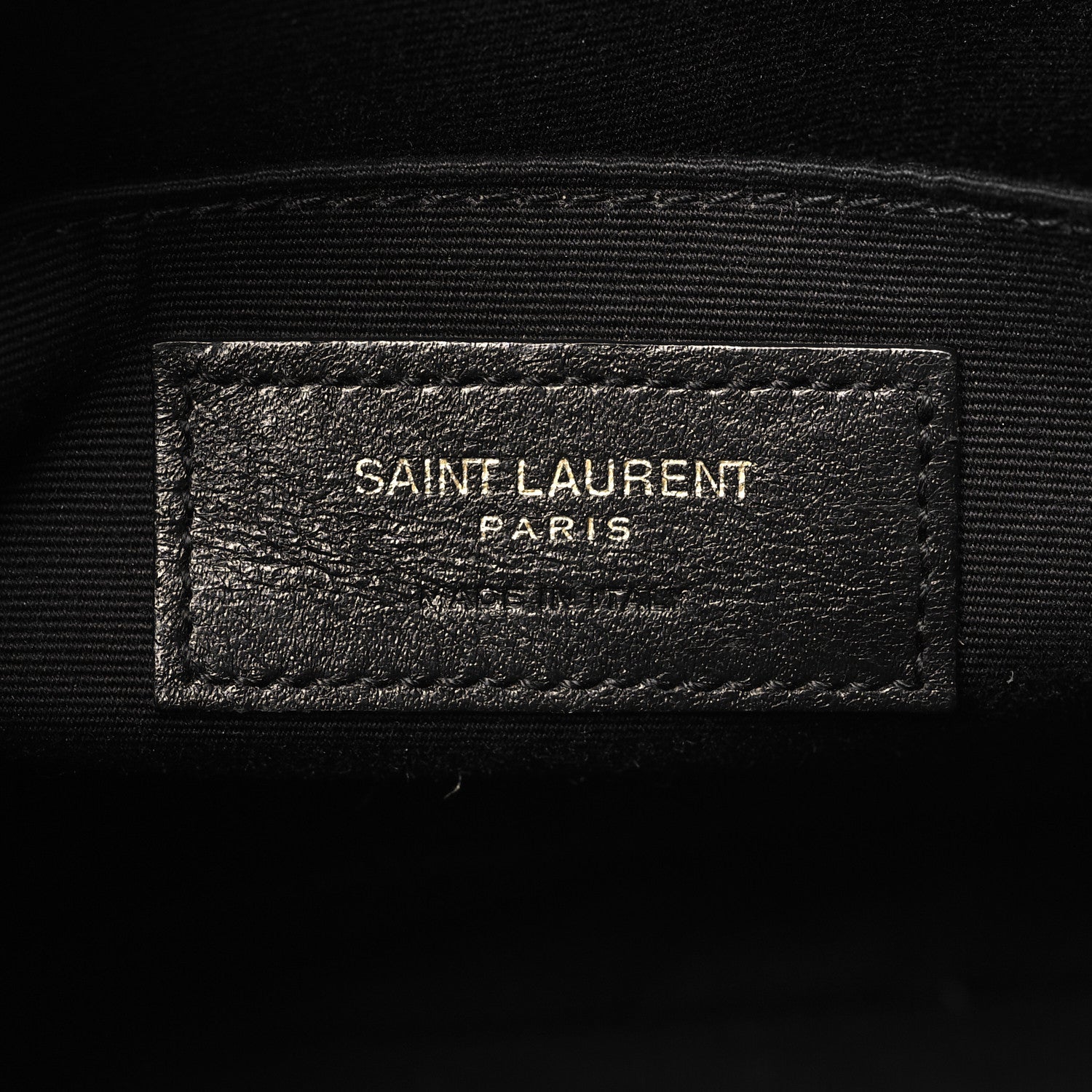 Saint Laurent Calfskin Matelasse Monogram Lou Camera Bag Black 6 of 11