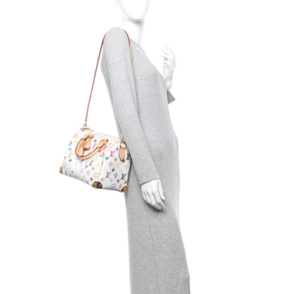 Louis Vuitton LV X TM Monogram Multicolor Speedy Bandouliere 25 White 2 of 9