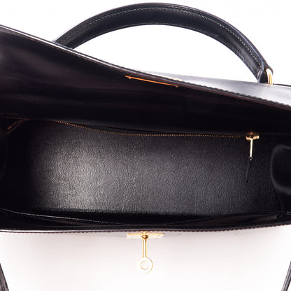 Hermes Box Kelly Sellier 32 Black 14 of 33
