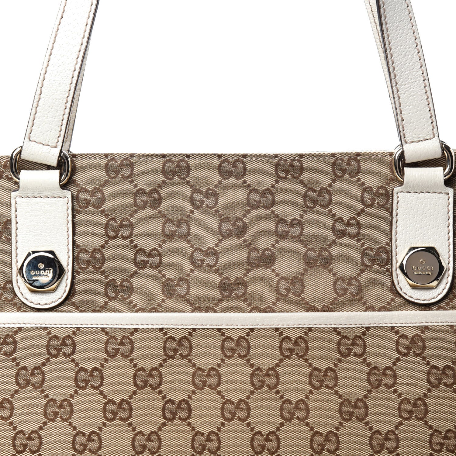 Gucci Monogram Medium Charmy Shoulder Bag Off White 10 of 10