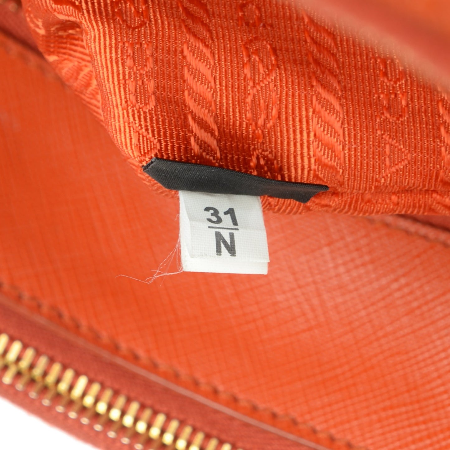 Saffiano Large Galleria Double Zip Tote Papaya