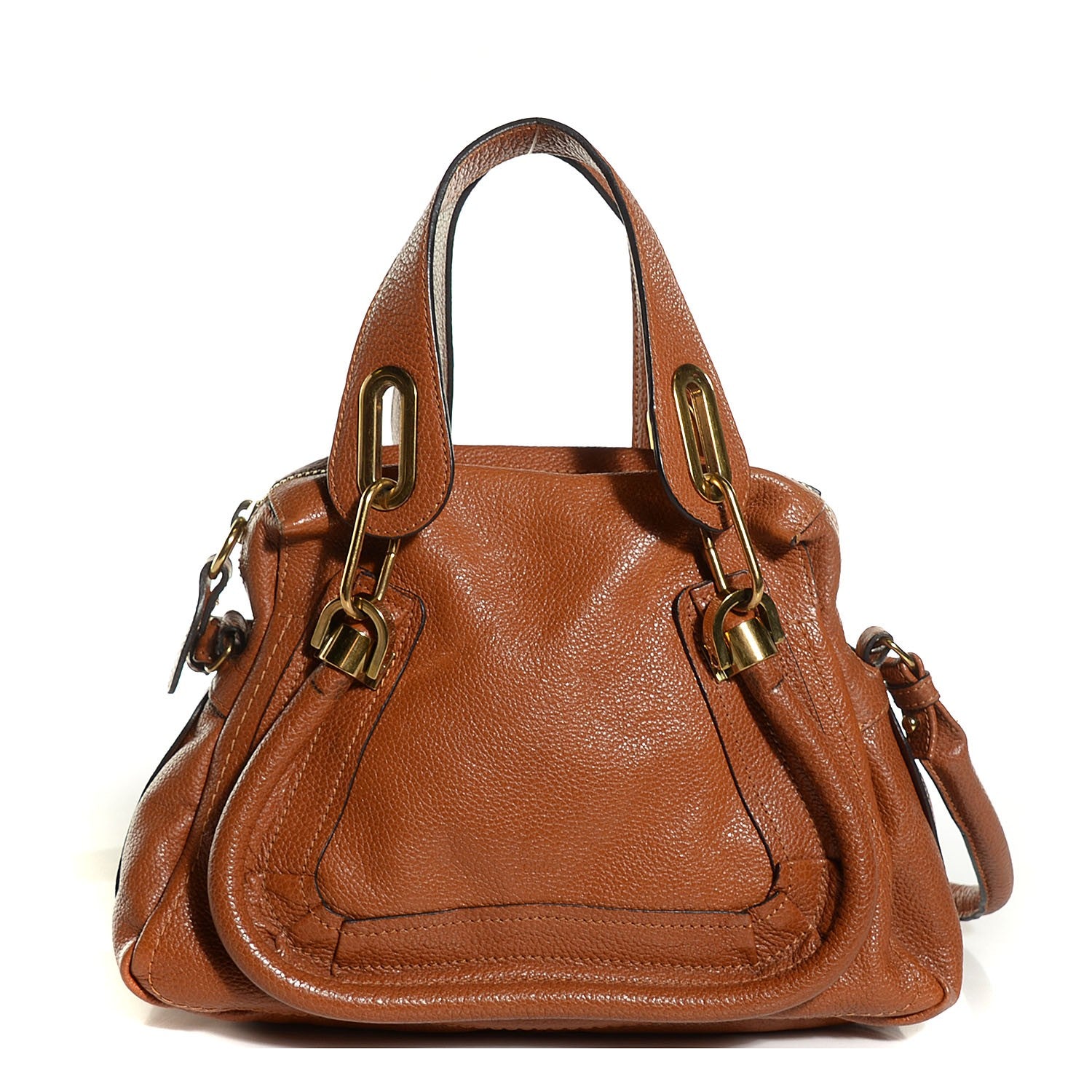 Chloe Calfskin Small Paraty Caramel 1 of 8