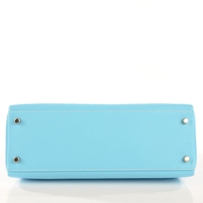Hermes Epsom Candy Kelly Retourne 32 Celeste Mykonos 22 of 26