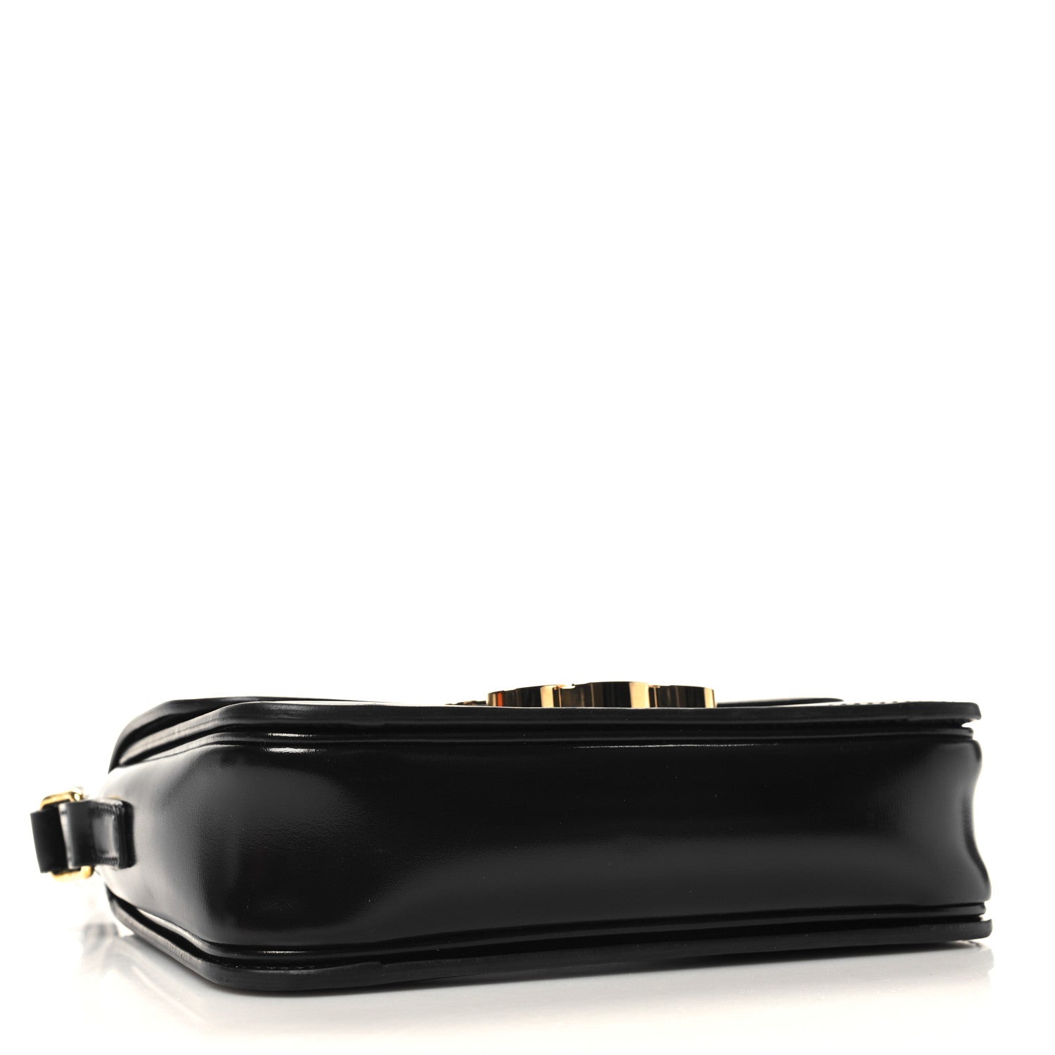Celine Shiny Calfskin Teen Triomphe Black 3 of 11