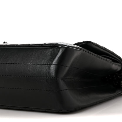Chanel Aged Calfskin Chevron Quilted 2.55 Reissue 226 So Black 9 of 10