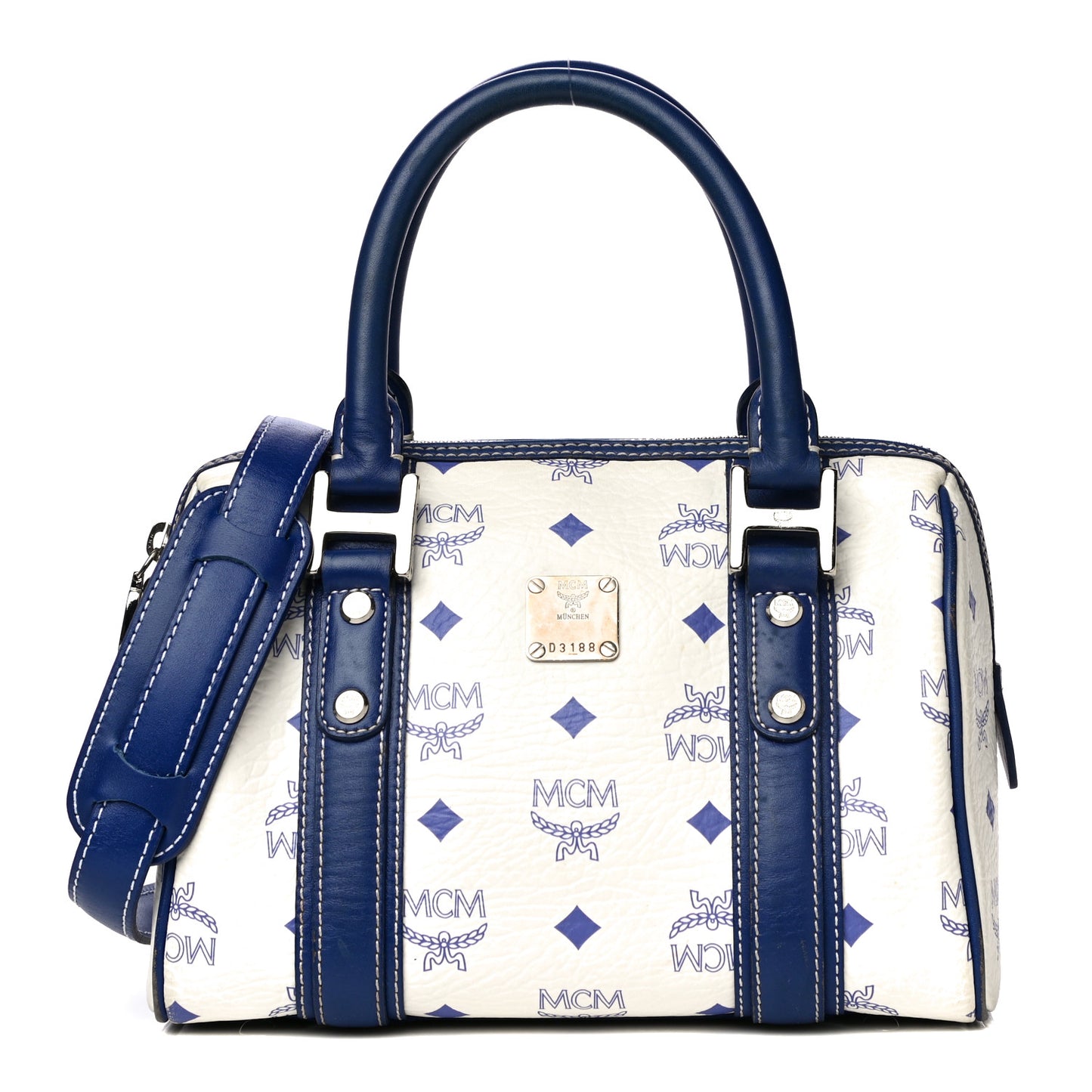 Visetos Boston Satchel Satchel White