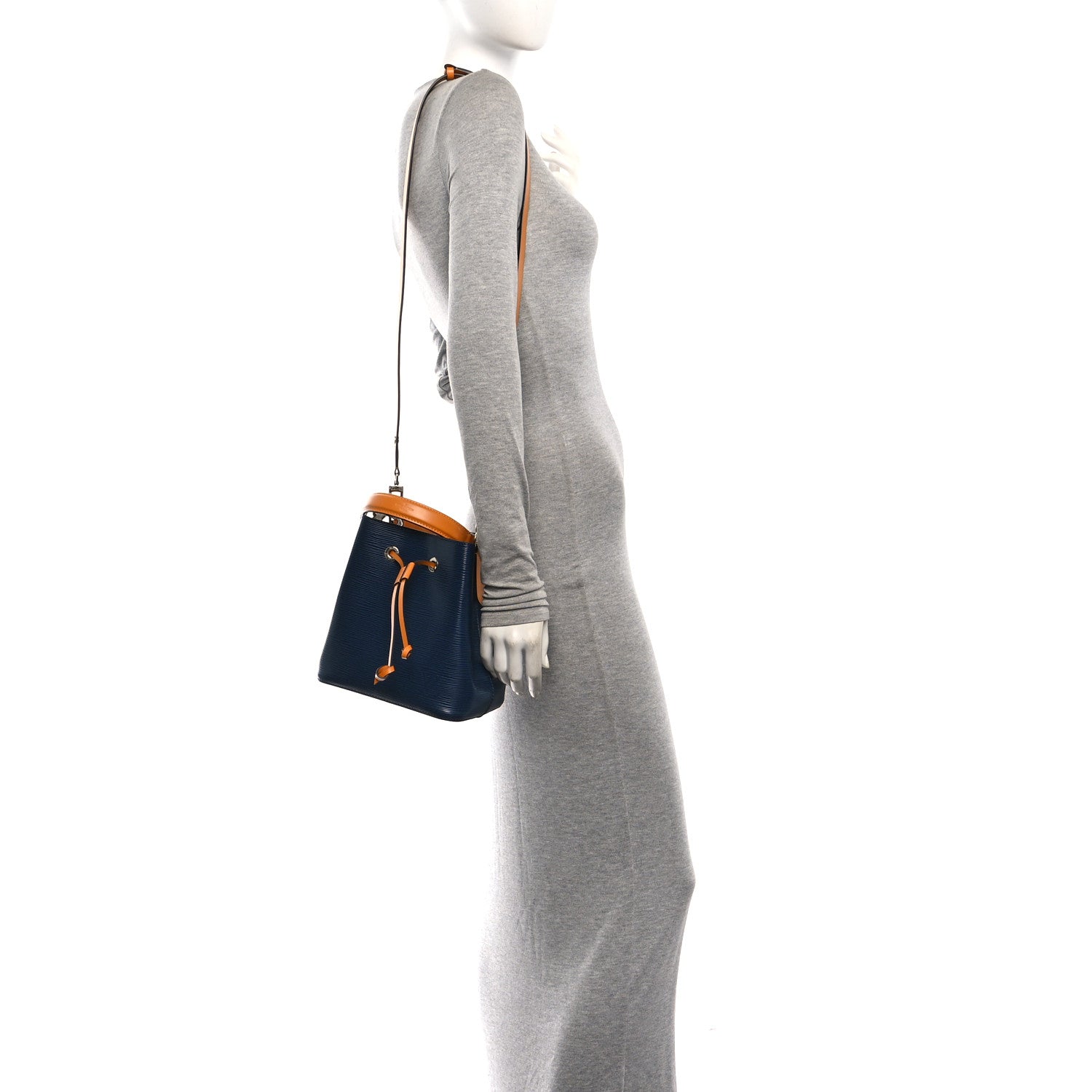 Louis Vuitton Epi Neonoe BB Indigo Safran 2 of 9