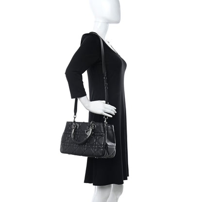 Christian Dior Lambskin Cannage The Lady 95.22 Black 2 of 10