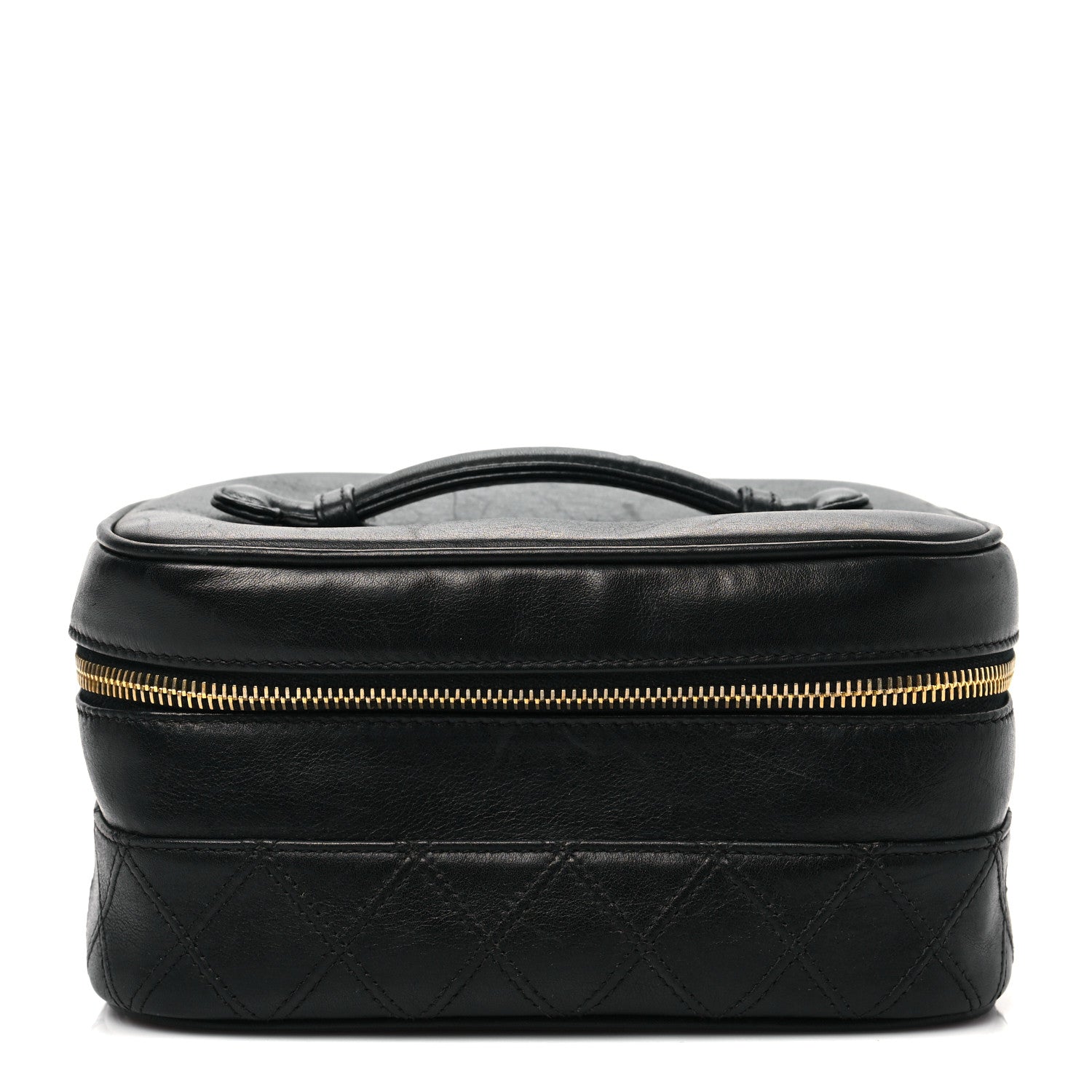 Chanel Lambskin Vanity Cosmetic Case Black 1 of 10