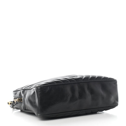 Chanel Lambskin Surpique Chevron Small Tote Black 5 of 10