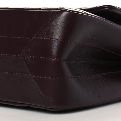 Chanel Aged Calfskin Chevron Quilted 2.55 Reissue 226 Flap Burgundy 9 of 10