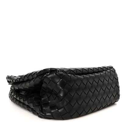 Bottega Veneta Nappa Intrecciato Small Campana Shoulder Bag Black 4 of 10
