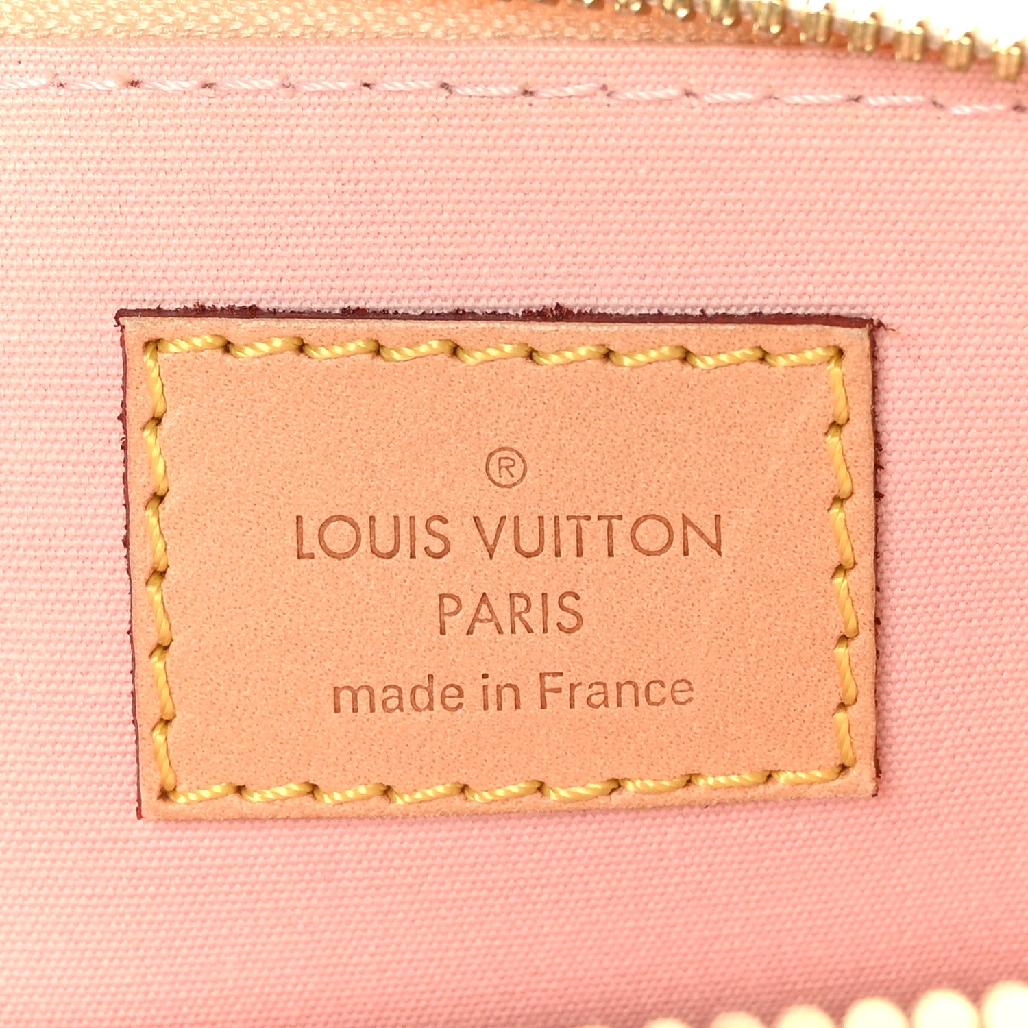 Louis Vuitton Vernis Rayures Alma BB Dune 6 of 8