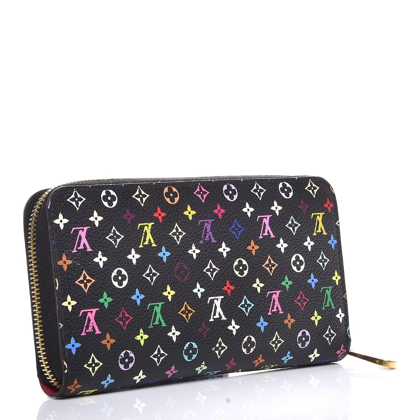 Monogram Multicolor Zippy Wallet Black Grenade