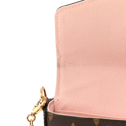 Louis Vuitton Monogram Valentine Dog Pochette Felicie Chain Wallet 20 of 22