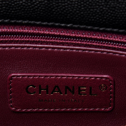 Chanel Caviar Quilted Small Coco Handle Flap Black 5 of 11