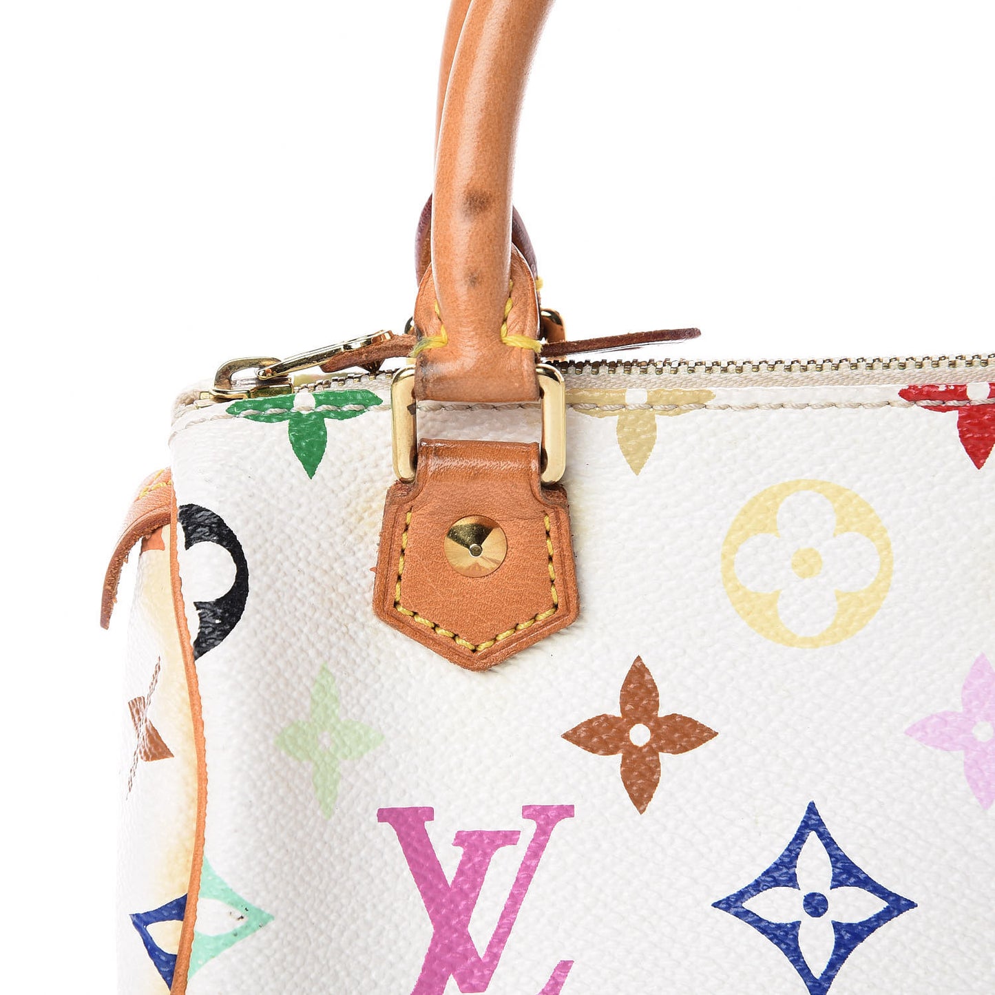 Monogram Multicolor Mini Sac HL Speedy White