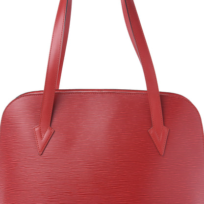 Louis Vuitton Epi Lussac Castillan Red 7 of 9