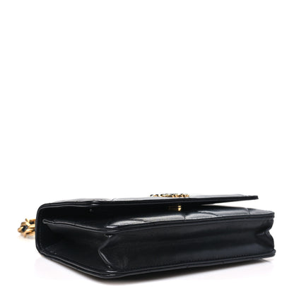 Chanel Lambskin Quilted Chanel 19 Wallet On Chain WOC Black 4 of 11
