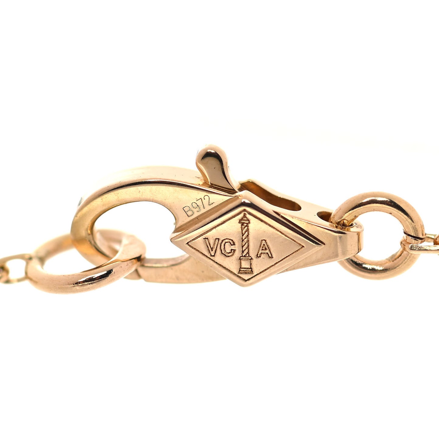 18K Yellow Gold Mother of Pearl Sweet Alhambra Bracelet
