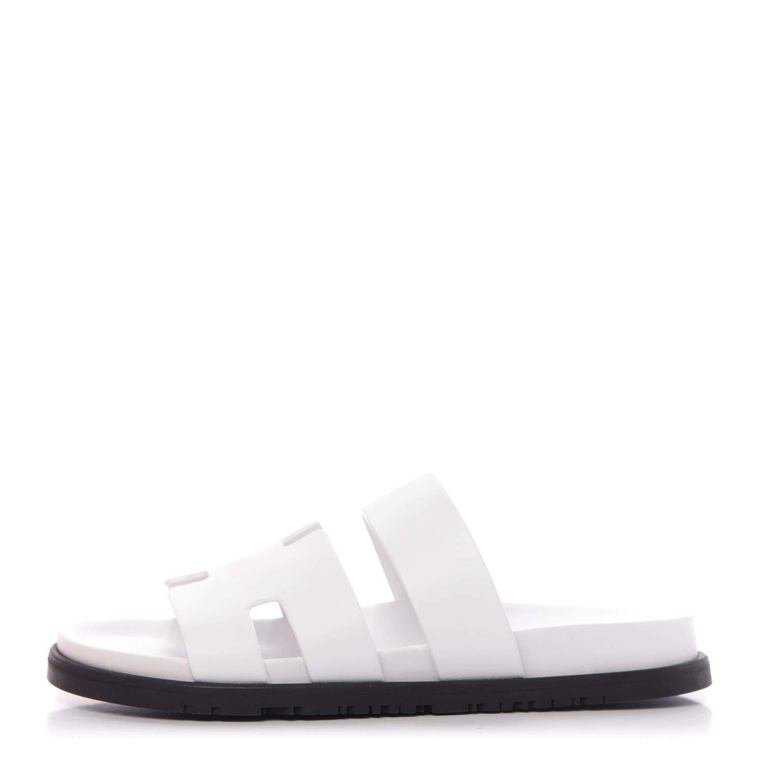 Hermes Calfskin Womens Ankara Sandals 40 White 1 of 10